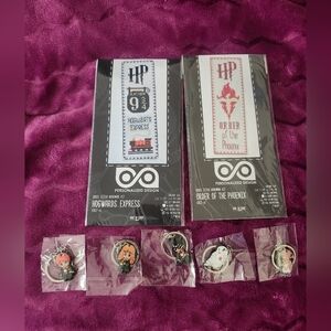 Harry Potter Cross Stitch Kits and Keychains Lot